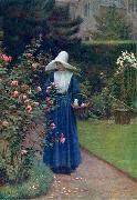 Edmund Blair Leighton The roses' day oil painting artist
